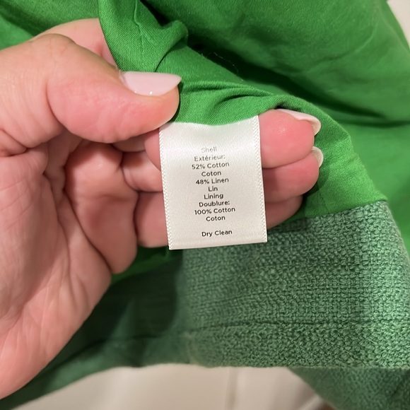 Talbots Petite Lime Green Double Pocket Blazer Size 16 NWOT - Picture 3 of 4